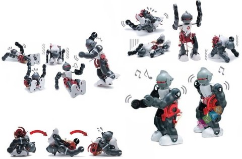 Zestaw Kreatywny Tumbling robot Przewraca się LEAN Toys