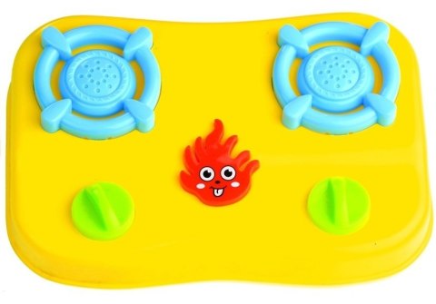 Zestaw Mała Przenośna Kuchnia w Koszyku + Kuchenka LEAN Toys