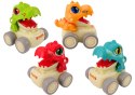 Autko Dinozaur Jeżdżący Z Napędem Auto Dla Najmłodszych MIX LEAN TOYS Autko Dinozaur Jeżdżący Z Napędem Auto Dla Najmłodszych MIX LEAN TOYS