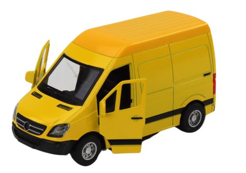 Autko Dostawcze 1:32 Światła Dźwięki Czerwony Czarny Żółty Biały LEAN Toys Autko Dostawcze 1:32 Światła Dźwięki Czerwony Czarny Żółty Biały LEAN Toys