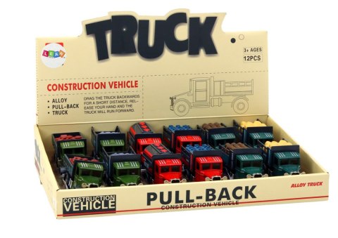 Autko Dostawcze Aluminiowe Otwierane Drzwi Światła Dźwięki LEAN Toys Autko Dostawcze Aluminiowe Otwierane Drzwi Światła Dźwięki LEAN Toys