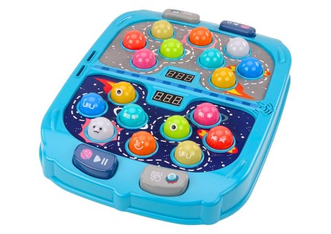 Gra Zręcznościowa Wack A Mole Kosmos 9 Poziomów Prędkości Światła Dźwięki LEAN Toys Gra Zręcznościowa Wack A Mole Kosmos 9 Poziomów Prędkości Światła Dźwięki LEAN Toys