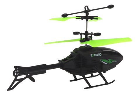 Helikopter Sterowany Dłonią Opaska Czarno-Zielony LEAN Toys Helikopter Sterowany Dłonią Opaska Czarno-Zielony LEAN Toys
