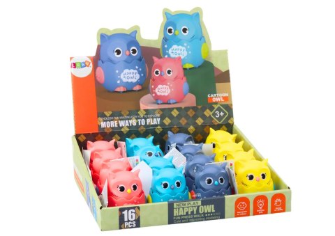 Mała Wesoła Sówka Napęd Frykcyjny 4 Kolory LEAN TOYS Mała Wesoła Sówka Napęd Frykcyjny 4 Kolory LEAN TOYS