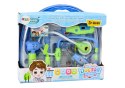 Zestaw Medyczny Małego Doktora W Walizce Światła Dźwięki Niebieski LEAN Toys