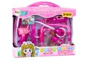 Zestaw Medyczny Małego Doktora W Walizce Światła Dźwięki Różowy LEAN Toys