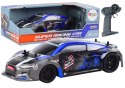 Autko Zdalnie Sterowane RC 1:18 Gumowe Koła Drift Niebieski LEAN Toys Autko Zdalnie Sterowane RC 1:18 Gumowe Koła Drift Niebieski LEAN Toys