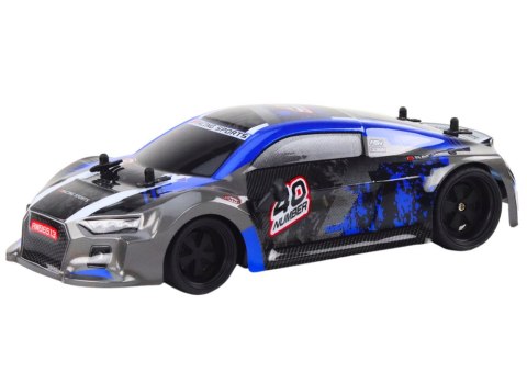 Autko Zdalnie Sterowane RC 1:18 Gumowe Koła Drift Niebieski LEAN Toys Autko Zdalnie Sterowane RC 1:18 Gumowe Koła Drift Niebieski LEAN Toys
