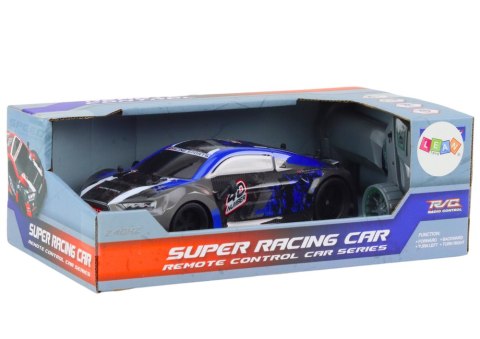 Autko Zdalnie Sterowane RC 1:18 Gumowe Koła Drift Niebieski LEAN Toys Autko Zdalnie Sterowane RC 1:18 Gumowe Koła Drift Niebieski LEAN Toys