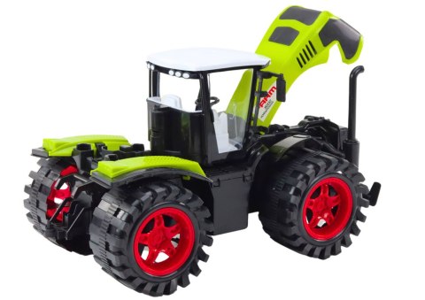 Traktor Farmerski Duży Napęd Frykcyjny Zielony Pojazd Rolniczy LEAN Toys Traktor Farmerski Duży Napęd Frykcyjny Zielony Pojazd Rolniczy LEAN Toys