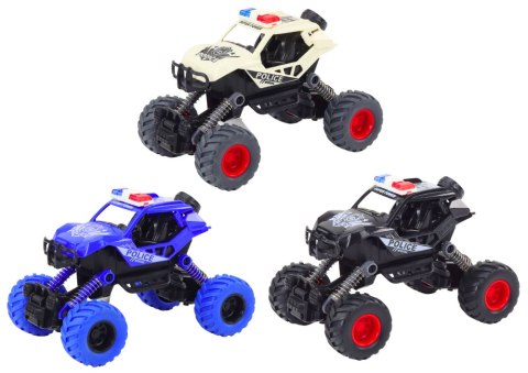 Autko Policyjne Napęd Frykcyjny 3 Kolory Terenowe LEAN Toys Autko Policyjne Napęd Frykcyjny 3 Kolory Terenowe LEAN Toys