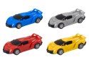 Auto Robot 2w1 Transformacja Samochód Sportowy Napęd LEAN Toys Auto Robot 2w1 Transformacja Samochód Sportowy Napęd LEAN Toys