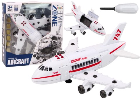 Duży Samolot Pasażerski Do Montażu Narzędzia Światła Dźwięki LEAN Toys Duży Samolot Pasażerski Do Montażu Narzędzia Światła Dźwięki LEAN Toys