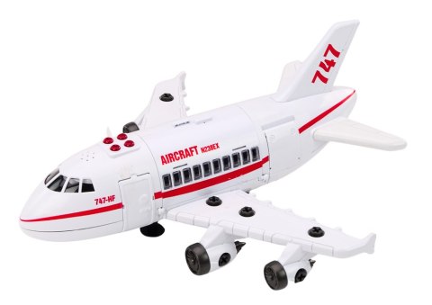 Duży Samolot Pasażerski Do Montażu Narzędzia Światła Dźwięki LEAN Toys Duży Samolot Pasażerski Do Montażu Narzędzia Światła Dźwięki LEAN Toys