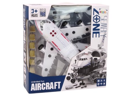 Duży Samolot Pasażerski Do Montażu Narzędzia Światła Dźwięki LEAN Toys Duży Samolot Pasażerski Do Montażu Narzędzia Światła Dźwięki LEAN Toys