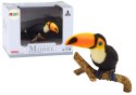 Figurka Tukan Wielki Zwierzęta Świata LEAN Toys