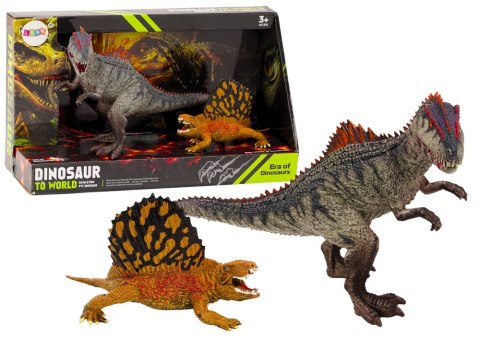Figurki Dinozaurów Dimetrodon Allozaur Zestaw 2El LEAN Toys Figurki Dinozaurów Dimetrodon Allozaur Zestaw 2El LEAN Toys