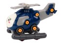 Helikopter Kreskówkowy Do Skręcania DIY Niebieski LEAN Toys Helikopter Kreskówkowy Do Skręcania DIY Niebieski LEAN Toys