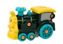 Lokomotywa Do Skręcania Kreskówkowa DIY Zielony LEAN Toys