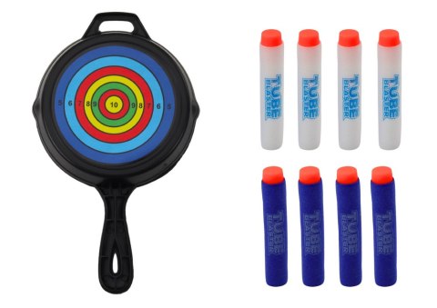 Łuk Strzelecki Z Tarczą Miękkie Strzałki 8 sztuk Biało-Niebieski LEAN Toys Łuk Strzelecki Z Tarczą Miękkie Strzałki 8 sztuk Biało-Niebieski LEAN Toys
