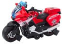 Motocykl Do Skręcania Ratunkowy DIY Światła Dźwięki Czerwony LEAN Toys Motocykl Do Skręcania Ratunkowy DIY Światła Dźwięki Czerwony LEAN Toys