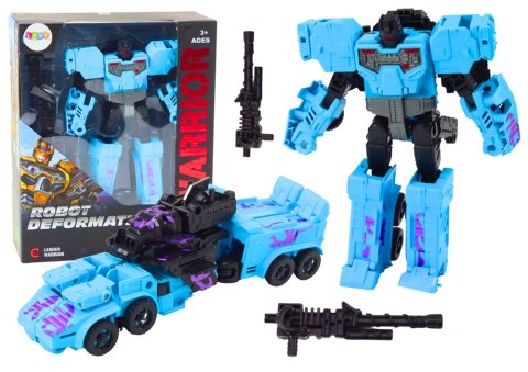 Robot z bronią 2w1 niebieski Marka niezdefiniowana Robot z bronią 2w1 niebieski Marka niezdefiniowana