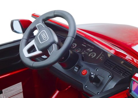 Auto Na Akumulator Audi Q7 Czerwone Lakierowane LEAN CARS Auto Na Akumulator Audi Q7 Czerwone Lakierowane LEAN CARS