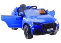Auto Na Akumulator Audi Q7 Niebieskie Lakierowane LEAN CARS Auto Na Akumulator Audi Q7 Niebieskie Lakierowane LEAN CARS