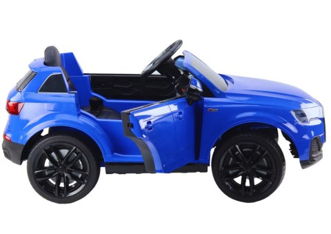 Auto Na Akumulator Audi Q7 Niebieskie Lakierowane LEAN CARS Auto Na Akumulator Audi Q7 Niebieskie Lakierowane LEAN CARS