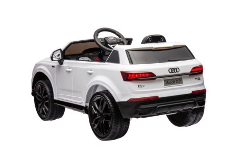 Auto na Akumulator Audi Q7 Białe LEAN CARS Auto na Akumulator Audi Q7 Białe LEAN CARS