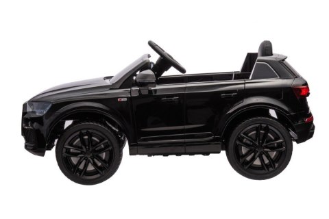 Auto na Akumulator Audi Q7 Czarne Lakierowane LEAN CARS Auto na Akumulator Audi Q7 Czarne Lakierowane LEAN CARS