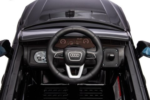 Auto na Akumulator Audi Q7 Czarne Lakierowane LEAN CARS Auto na Akumulator Audi Q7 Czarne Lakierowane LEAN CARS