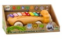 Cymbałki Lew Na Kółkach Instrument Dla Dzieci Kolorowe Edukacyjne LEAN Toys Cymbałki Lew Na Kółkach Instrument Dla Dzieci Kolorowe Edukacyjne LEAN Toys