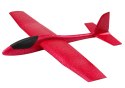 Duży Samolot Styropianowy Piankowy Lekki Szybowiec Czerwony 68CM LEAN Toys Duży Samolot Styropianowy Piankowy Lekki Szybowiec Czerwony 68CM LEAN Toys
