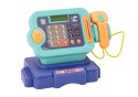 Kasa Fiskalna Nauka Liczenia Monety Koszyk Światła Dźwięki Niebieska LEAN Toys Kasa Fiskalna Nauka Liczenia Monety Koszyk Światła Dźwięki Niebieska LEAN Toys