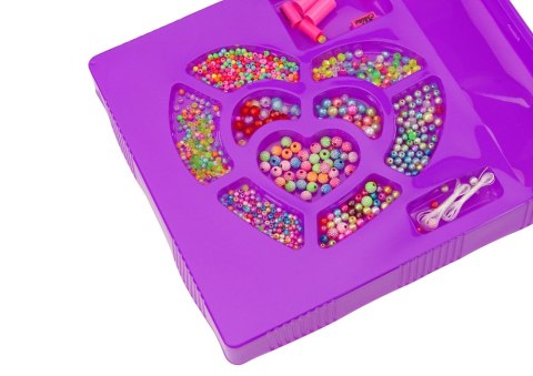 Koraliki Do Biżuterii Bransoletka DIY Kolorowe Zestaw Kreatywny LEAN Toys