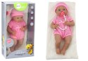 Lalka Bobas w Różowym Ubranku Czapeczka Smoczek Kołderka LEAN Toys Lalka Bobas w Różowym Ubranku Czapeczka Smoczek Kołderka LEAN Toys