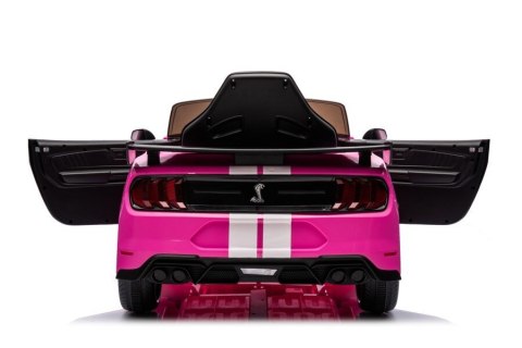 Pojazd na Akumulator Ford Mustang GT500 Shelby Różowy LEAN CARS Pojazd na Akumulator Ford Mustang GT500 Shelby Różowy LEAN CARS