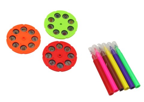 Projektor Do Rysowania 3 Wymienne Dyski Pisaki Fioletowy LEAN Toys Projektor Do Rysowania 3 Wymienne Dyski Pisaki Fioletowy LEAN Toys