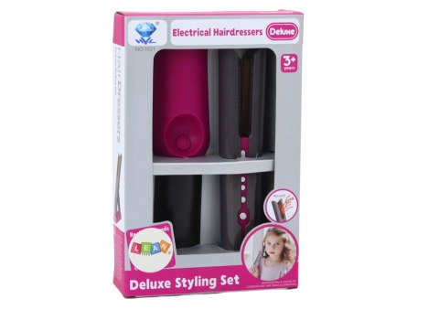 Prostownica Do Włosów Zabawkowa Stojak Światła Dźwięki LEAN Toys Prostownica Do Włosów Zabawkowa Stojak Światła Dźwięki LEAN Toys