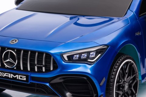 Auto Na Akumulator Mercedes CLA 45s AMG Niebieski Lakierowany 4x4 LEAN CARS Auto Na Akumulator Mercedes CLA 45s AMG Niebieski Lakierowany 4x4 LEAN CARS