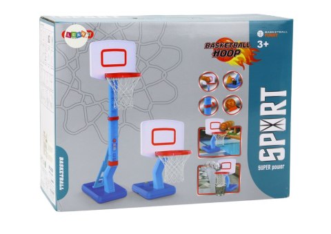 Kosz do Koszykówki Regulowany Piłka Pompka 138cm Niebieski LEAN Toys Kosz do Koszykówki Regulowany Piłka Pompka 138cm Niebieski LEAN Toys