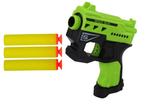 Mini Pistolet Na Strzałki Piankowe Z Przyssawkami Zielony LEAN TOYS Mini Pistolet Na Strzałki Piankowe Z Przyssawkami Zielony LEAN TOYS