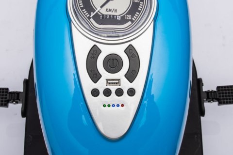 Motor Na Akumulator Trójkołowy LL6688 Niebieski 24V LEAN CARS Motor Na Akumulator Trójkołowy LL6688 Niebieski 24V LEAN CARS