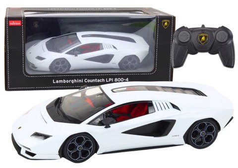 Samochód Zdalnie Sterowany RC 1:14 Lamborghini Countach LPI 800-4 Biały Rastar