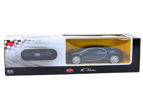 Samochód Zdalnie Sterowany RC Bugatti Chiron 1:24 Czarny Rastar Samochód Zdalnie Sterowany RC Bugatti Chiron 1:24 Czarny Rastar