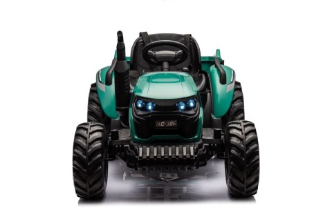 Traktor Na Akumulator HC-306 Ciemno Zielony 24V LEAN CARS Traktor Na Akumulator HC-306 Ciemno Zielony 24V LEAN CARS