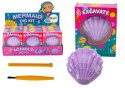 Zestaw Archeologiczny Syrenka W Muszelce Dłuto Pędzelek LEAN TOYS Zestaw Archeologiczny Syrenka W Muszelce Dłuto Pędzelek LEAN TOYS