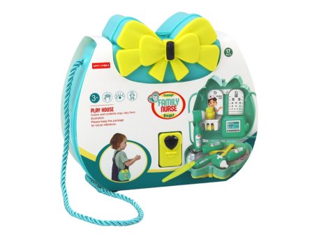 Zestaw Lekarski Doktor W Torebce Na Sznurku Turkusowy LEAN Toys Zestaw Lekarski Doktor W Torebce Na Sznurku Turkusowy LEAN Toys