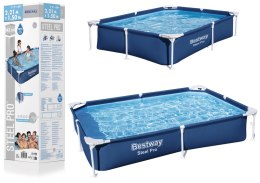 Basen Ogrodowy Stelażowy 221x150x43 cm Bestway 56401 Bestway